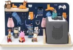 Stadtecken Regal Für Musikbox Cats, Klein - Geeignet Für Toniebox