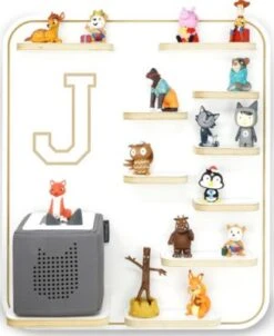 Stadtecken Regal Für Musikbox Buchstabe J - Geeignet Für Toniebox