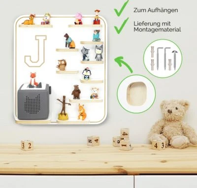 Stadtecken Regal Für Musikbox Buchstabe J - Geeignet Für Toniebox 8 Stadtecken Regal Für Musikbox Buchstabe J - Geeignet Für Toniebox – Bild 6