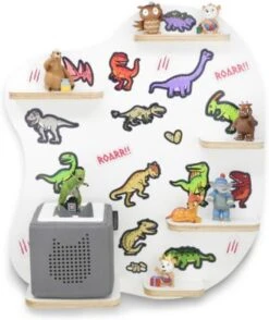 Stadtecken Regal Für Musikbox Dino-Action - Geeignet Für Toniebox