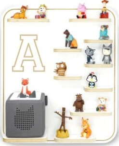 Stadtecken Regal Für Musikbox Buchstabe A - Geeignet Für Toniebox