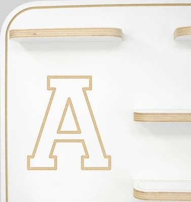 Stadtecken Regal Für Musikbox Buchstabe A - Geeignet Für Toniebox 4 Stadtecken Regal Für Musikbox Buchstabe A - Geeignet Für Toniebox – Bild 2