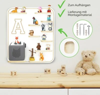 Stadtecken Regal Für Musikbox Buchstabe A - Geeignet Für Toniebox 8 Stadtecken Regal Für Musikbox Buchstabe A - Geeignet Für Toniebox – Bild 6