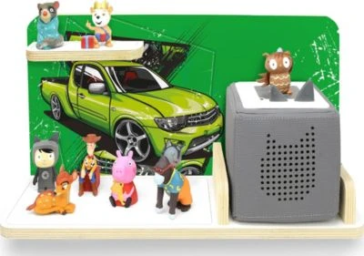 Stadtecken Regal Für Musikbox Autotruck, Klein - Geeignet Für Toniebox 3 Stadtecken Regal Für Musikbox Autotruck, Klein - Geeignet Für Toniebox