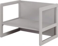 Roba Kindersitzgruppe 3in1 Für Kinder, 1 Wendehocker & Eine Zum Tisch Umwandelbarer Kinderbank, Grau -Mytoys Home Store 28765863 05