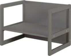 Roba Kindersitzgruppe 3in1 Für Kinder, 1 Wendehocker & Eine Zum Tisch Umwandelbarer Kinderbank, Anthrazit -Mytoys Home Store 28765864 05