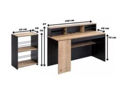 Cilek Schreibtisch Mit Aufsatz Work 3-teilig Mit USB-Steckplätze Und Soft-Close Funktion -Mytoys Home Store 28784442 03