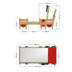 WICKEY Kinderbett Hausbett Crazy Sparky Pro Plane Holzbett 90 X 200 Cm -Mytoys Home Store 29138685 03