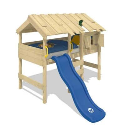 WICKEY Kinderbett Hochbett CrAzY Lagoon Mit Rutsche Hausbett 90 X 200 Cm 4 WICKEY Kinderbett Hochbett CrAzY Lagoon Mit Rutsche Hausbett 90 X 200 Cm – Bild 2