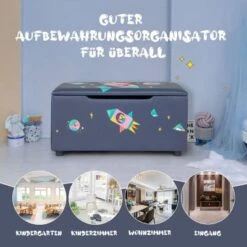 COSTWAY® Spielzeugkiste & Sitzbank Gepolstert Aufbewahrungsbox -Mytoys Home Store 29199301 05