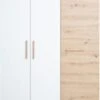 Roba Kleiderschrank 'Lion' 3-türig - Weiß / Holzdekor 'Artisan Eiche' 1 Roba Kleiderschrank 'Lion' 3-türig - Weiß / Holzdekor 'Artisan Eiche' -Mytoys Home Store 29374478 01