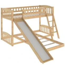 Merax Etagenbett Mit Rutsche, Niedriger Kinderbett Etagenbettrahmen Massives Kiefernbett 90 X 200 Cm 10 Merax Etagenbett Mit Rutsche, Niedriger Kinderbett Etagenbettrahmen Massives Kiefernbett 90 X 200 Cm -Mytoys Home Store 29487501 03