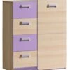 Feldmann-Wohnen Highboard Kommode Loreto 80x40x99,5cm 1-türig Farbe Wählbar 1 Feldmann-Wohnen Highboard Kommode Loreto 80x40x99,5cm 1-türig Farbe Wählbar -Mytoys Home Store 29576551 01