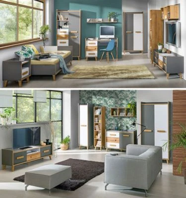 Feldmann-Wohnen Wandregal Wandboard Viso 104,5x23x41cm Mit 3 Ablageflächen 6 Feldmann-Wohnen Wandregal Wandboard Viso 104,5x23x41cm Mit 3 Ablageflächen – Bild 4