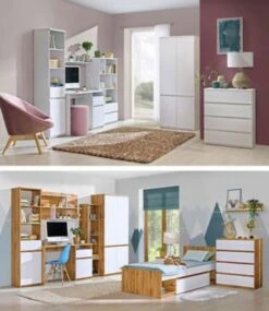 Feldmann-Wohnen Kleiderschrank Drehtürenschrank Arcca 45cm 2-türig Farbe Wählbar -Mytoys Home Store 29576573 05