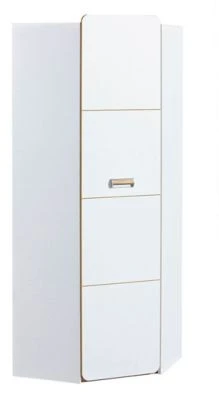 Feldmann-Wohnen Eckschrank Kleiderschrank Loreto 71x71x188cm Farbe Wählbar 1-türig