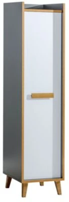 Feldmann-Wohnen Kleiderschrank Stauraumschrank Viso 47x56x195cm 1-türig