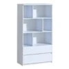 Feldmann-Wohnen Highboard Kommode Arcca 45cm Farbe Wählbar Grifflos Mit 2 Schubladen