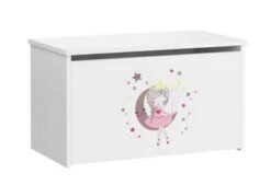 Feldmann-Wohnen Spielzeugtruhe Sitztruhe Daria 73cm Motiv Wählbar Mit 1 Klappe