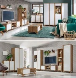 Feldmann-Wohnen Kommode Sideboard Fiord 150x40x88cm 2-türig Mit 4 Schubladen -Mytoys Home Store 29577489 06