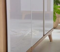 Feldmann-Wohnen Kommode Sideboard Fiord 85x40x88cm 1-türig Mit 4 Schubladen -Mytoys Home Store 29577501 05