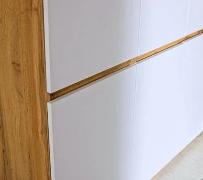 Feldmann-Wohnen Kommode Schubladenkommode Arcca 80cm Farbe Wählbar Grifflos Mit 4 Schubladen 6 Feldmann-Wohnen Kommode Schubladenkommode Arcca 80cm Farbe Wählbar Grifflos Mit 4 Schubladen – Bild 4