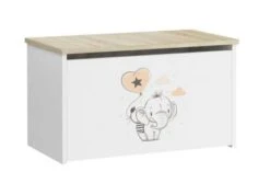 Feldmann-Wohnen Spielzeugtruhe Sitztruhe Daria 73cm Motiv Wählbar Mit 1 Klappe