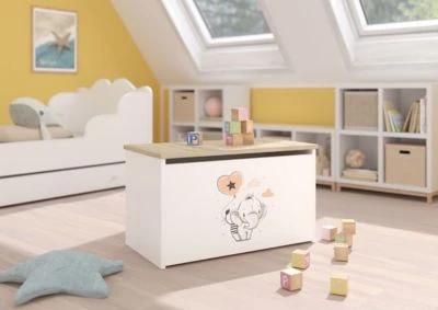 Feldmann-Wohnen Spielzeugtruhe Sitztruhe Daria 73cm Motiv Wählbar Mit 1 Klappe 4 Feldmann-Wohnen Spielzeugtruhe Sitztruhe Daria 73cm Motiv Wählbar Mit 1 Klappe – Bild 2