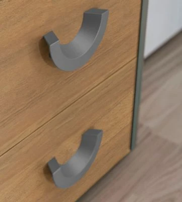 Feldmann-Wohnen Kommode Anrichte Carina 80cm 1-türig Mit 3 Schubladen 7 Feldmann-Wohnen Kommode Anrichte Carina 80cm 1-türig Mit 3 Schubladen – Bild 5