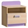 Feldmann-Wohnen Nachtkonsole Nachtschrank Loreto 45x35x51cm Farbe Wählbar -Mytoys Home Store 29577636 01