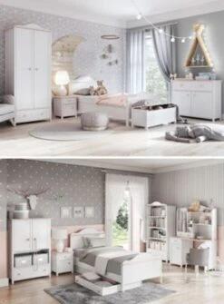 Feldmann-Wohnen Bett Luna Einzelbett Bettgestell 90x200cm Mit Matratze -Mytoys Home Store 29577667 05