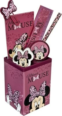 Undercover Stifteköcher Disney Minnie Mouse, Befüllt, 7-tlg.