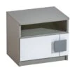 Feldmann-Wohnen Nachtkonsole Nachtschrank Gami 45x35x42cm Mit 1 Schublade Und 1 Offenem Fach -Mytoys Home Store 29688187 01