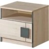 Feldmann-Wohnen Nachtkonsole Nachtschrank Gami 45x35x42cm Mit 1 Schublade Und 1 Offenem Fach 1 Feldmann-Wohnen Nachtkonsole Nachtschrank Gami 45x35x42cm Mit 1 Schublade Und 1 Offenem Fach -Mytoys Home Store 29688188 01