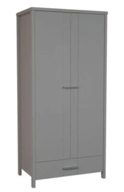 Feldmann-Wohnen Kleiderschrank Drehtürenschrank Lauro 90x55x190cm 2-türig