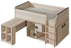 Feldmann-Wohnen Hochbett Stauraumbett Gami 80x200cm Mit Lattenrost -Mytoys Home Store 29688357 03