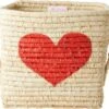 Rice Aufbewahrungskorb Herz Mit Trageschlaufen, 20 X 20 X 20 Cm -Mytoys Home Store 29721350 01