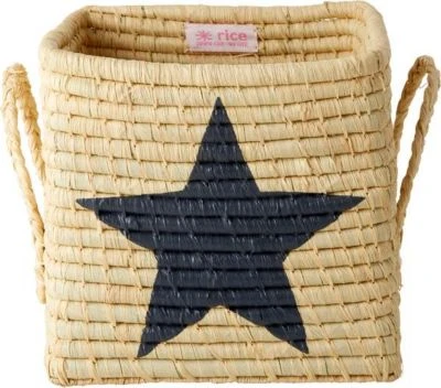 Rice Aufbewahrungskorb Stern Mit Trageschlaufen, 20 X 20 X 20 Cm 3 Rice Aufbewahrungskorb Stern Mit Trageschlaufen, 20 X 20 X 20 Cm