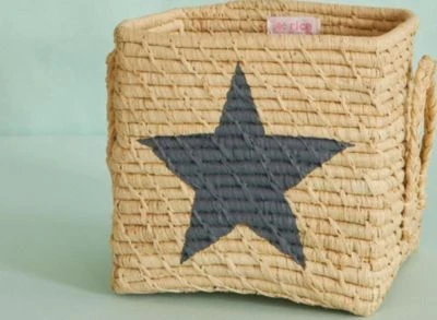 Rice Aufbewahrungskorb Stern Mit Trageschlaufen, 20 X 20 X 20 Cm 4 Rice Aufbewahrungskorb Stern Mit Trageschlaufen, 20 X 20 X 20 Cm – Bild 2