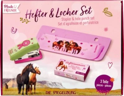 Schreibtischset Hefter & Locher Pferdefreunde 3 Schreibtischset Hefter & Locher Pferdefreunde