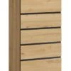 Feldmann-Wohnen Schubladenkommode Naxos Sideboard 60x40x106cm Mit 5 Schubladen