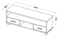 Feldmann-Wohnen Lowboard TV-Unterschrank Alana 140x40x51cm Kiefer Massiv Mit 2 Schubladen 8 Feldmann-Wohnen Lowboard TV-Unterschrank Alana 140x40x51cm Kiefer Massiv Mit 2 Schubladen -Mytoys Home Store 29801868 03