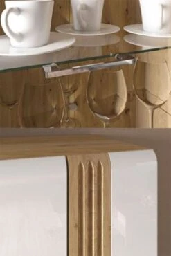 Feldmann-Wohnen Standvitrine Adagio Vitrine 65cm 1-türig Mit Glasfront -Mytoys Home Store 29801940 04