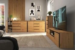 Feldmann-Wohnen Schubladenkommode Naxos Kommode 40x40x106cm Mit 5 Schubladen -Mytoys Home Store 29801946 05