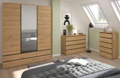 Feldmann-Wohnen Schubladenkommode Naxos Kommode 40x40x106cm Mit 5 Schubladen -Mytoys Home Store 29801946 06