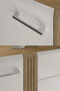 Feldmann-Wohnen Sideboard Adagio Kommode 134cm 1-türig Mit 4 Schubladen -Mytoys Home Store 29801976 04