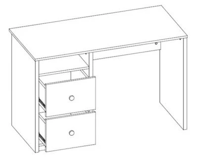 Feldmann-Wohnen Schreibtisch Kinderschreibtisch Globo 117x55x75cm Mit 2 Schubladen 6 Feldmann-Wohnen Schreibtisch Kinderschreibtisch Globo 117x55x75cm Mit 2 Schubladen – Bild 4