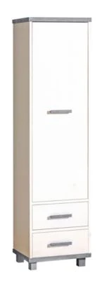 Feldmann-Wohnen Stauraumschrank Kleiderschrank Alana 48x40x181cm 1-türig Mit 2 Schubladen 3 Feldmann-Wohnen Stauraumschrank Kleiderschrank Alana 48x40x181cm 1-türig Mit 2 Schubladen