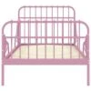 VidaXL Ausziehbett Rosa Metall 80x130/200 Cm Ausziehbett -Mytoys Home Store 30064959 01