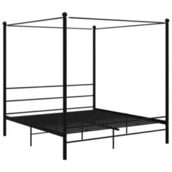 VidaXL Himmelbett Schwarz Metall 200x200 Cm Bettrahmen -Mytoys Home Store 30065258 03